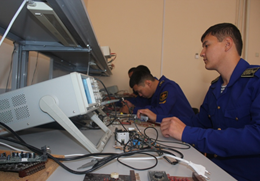 Cadet soldering radio equipment