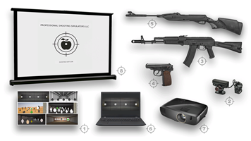 Electronic shooting range